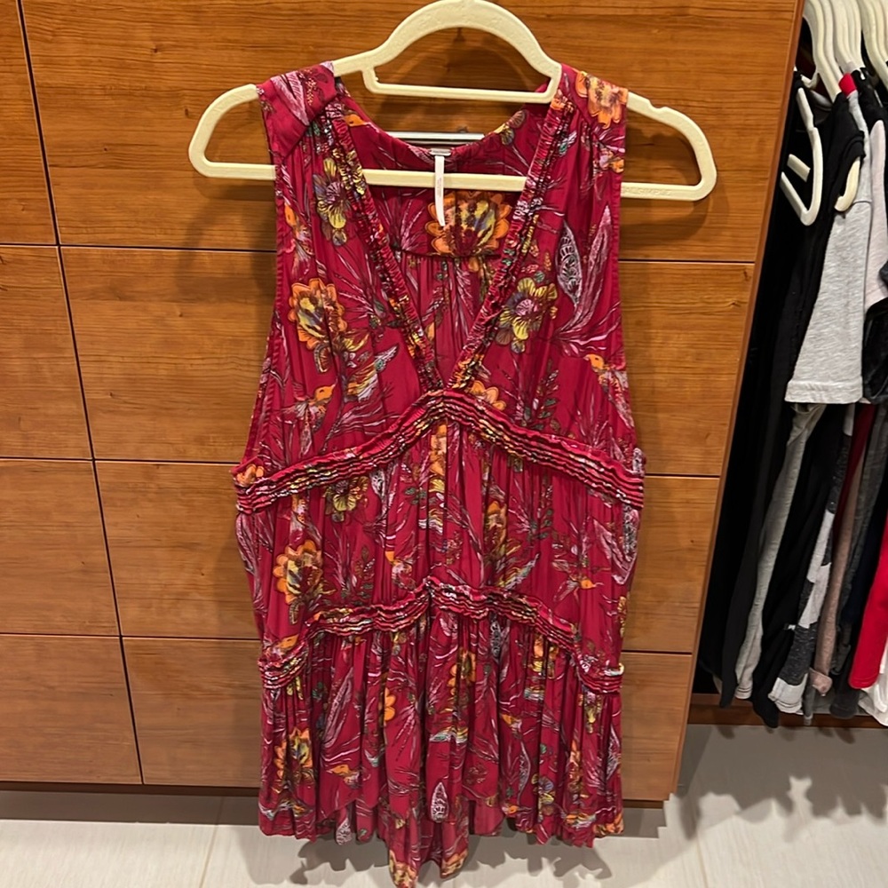 Free People cute floral flowy dress